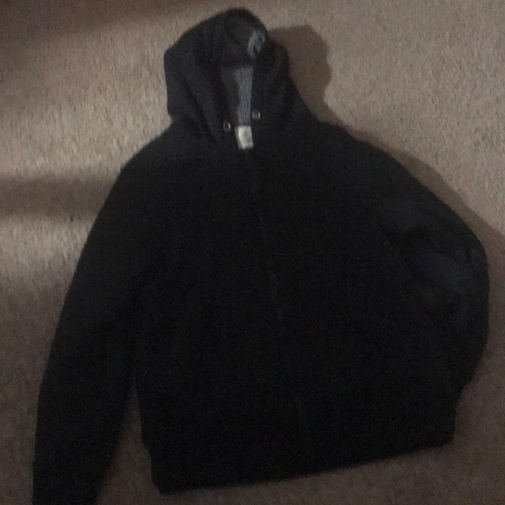 A men’s medium puffy hoodie